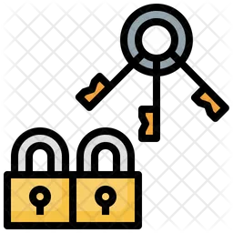 Lock Key  Icon