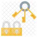 Lock Key  Icon