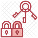 Lock Key  Icon