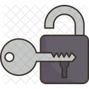 Lock Key  Icon