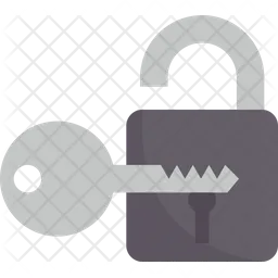 Lock Key  Icon