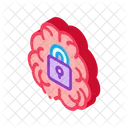 Brain Lock Mind Icon