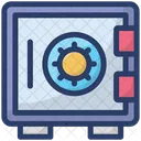 Safe Box Locker Bank Vault Icon