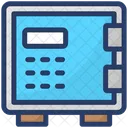 Safe Box Bank Locker Bank Vault Icon