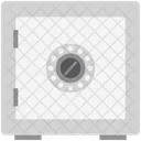 Safe Box Locker Bank Vault Icon