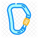 Locking Carabiner Mountaineering Icon