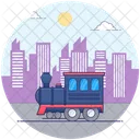 Locomotive Train Goods Train Train Engine Icon