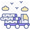 Logging Truck Transportation Logging Icon