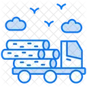 Logging Truck Transportation Logging Icon