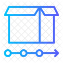 Logistics Steps Supply Chain アイコン