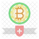 Logotipo De Bitcoin Empresa De Bitcoin Negocio Icono