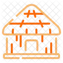 Longhouse Architecture House Icon