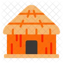 Longhouse Architecture House Icon