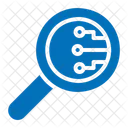 Loupe Search Artificial Intelligence Icon