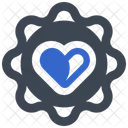 Badge Love Heart Icon