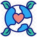 Love Earth Environment Green Icon