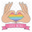 Pride Hand Drawn Icon Symbol