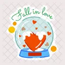 Love Prediction Fall In Love Love Globe Icon