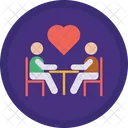 Love Relationship Business Meeting Meeting Icon