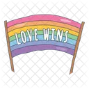 Love wins sign  Icon