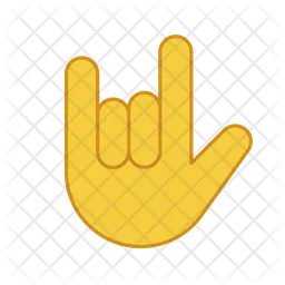 Love you hand gesture  Icon