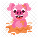 Pigs Stickers Cute Swine Cute Hog Icon