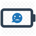 Crossed Battery Status Battery Level Icon