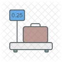 Luggage Weight Baggage Allowance Weight Scale アイコン