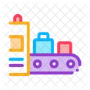 Luggage Security System Icon