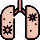 Lung Cancer Virus Icon