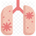 Lung Cancer Virus Icon