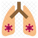 Lung Virus Coronavirus Breath Organ Covid Anatomy アイコン