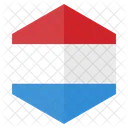 Luxembourg Country Flag Icon