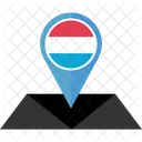 Luxemburg Flagge Symbol