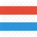 Luxemburgo Bandera Mundo Icono