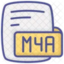 Ma Mpeg Audio Color Outline Style Icon Icon