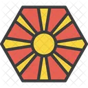 Macedoine Macedonienne Asiatique Icône