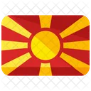 Macedonia Flag Country Icon