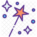 Magic Wand Fantasy Icon