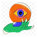 Eye Crystal Magic Crystal Fortune Ball Icon