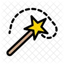 Wizard Wand Stick Icon