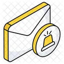 Mail Alarm Email Alarm Letter Alarm Icon