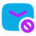 Mail Block Icon