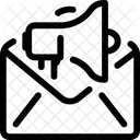 메일 마케팅  아이콘
