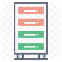 Mainframe Data Storage Dataracks Icon