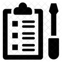 Maintenance List Inspection List Todo List Icon
