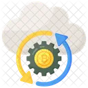 Making Money Cloud Bitcoin Cloud Money Icon