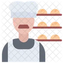 Male Baker Baker Worker Icon