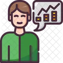 Male Trader  Icon