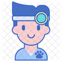 Male Vet Male Veterinary Animal Doctor Icon